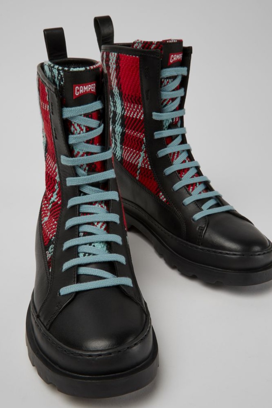 Women CamperLab Boots | Multicolor Lace-Up Boots For Women