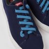 Women CamperLab Sneakers | Blue Textile Sneakers For Women