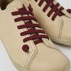 Women CamperLab Casual Shoes | Beige Leather Shoes For Women