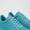 Men CamperLab Casual Shoes | Blue Leather Sneakers For Men