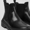 Men CamperLab Formal Shoes | Black Leather Ankle Boots For Men