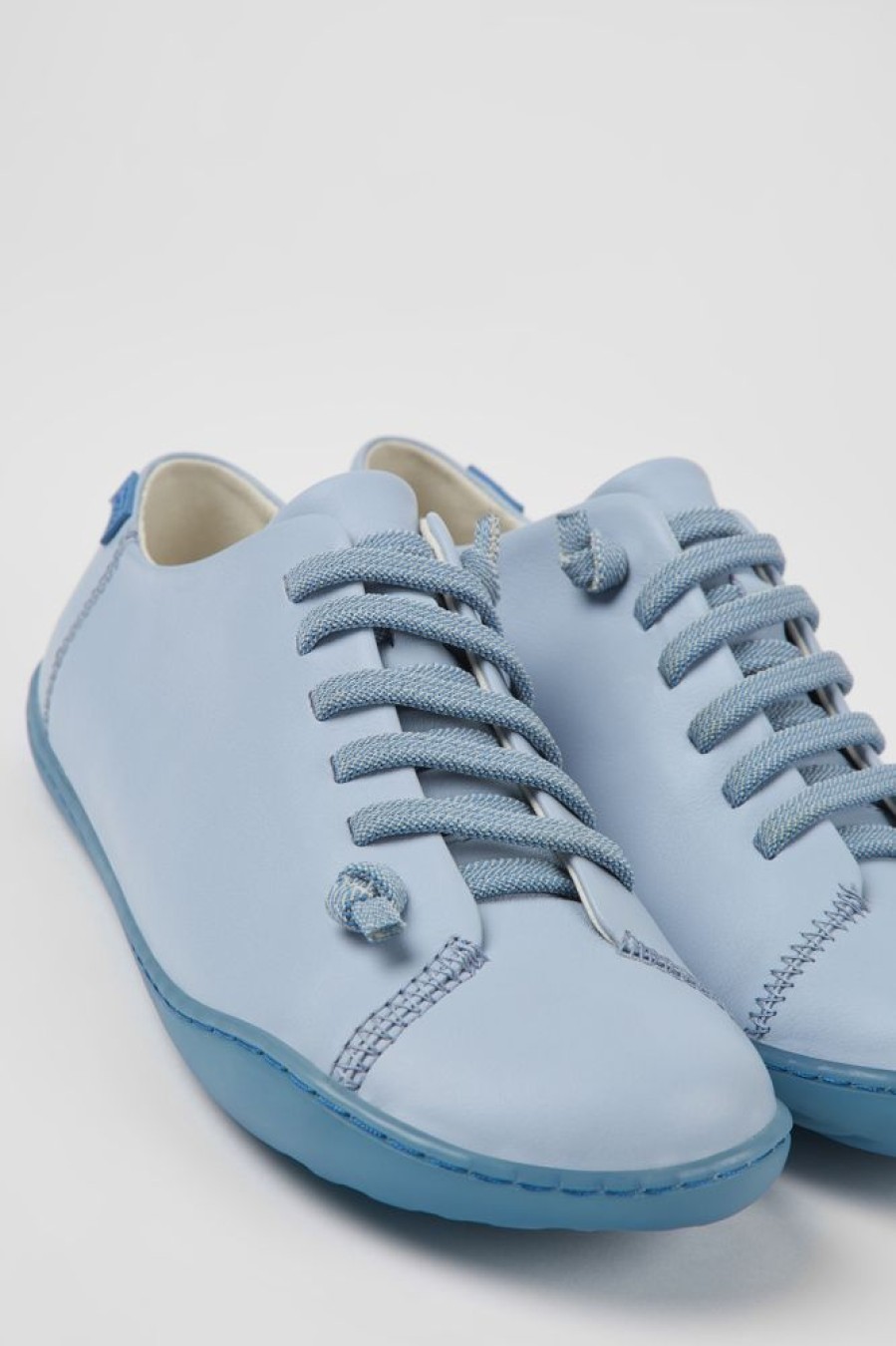 Women CamperLab Casual Shoes | Blue Leather Shoes For Women