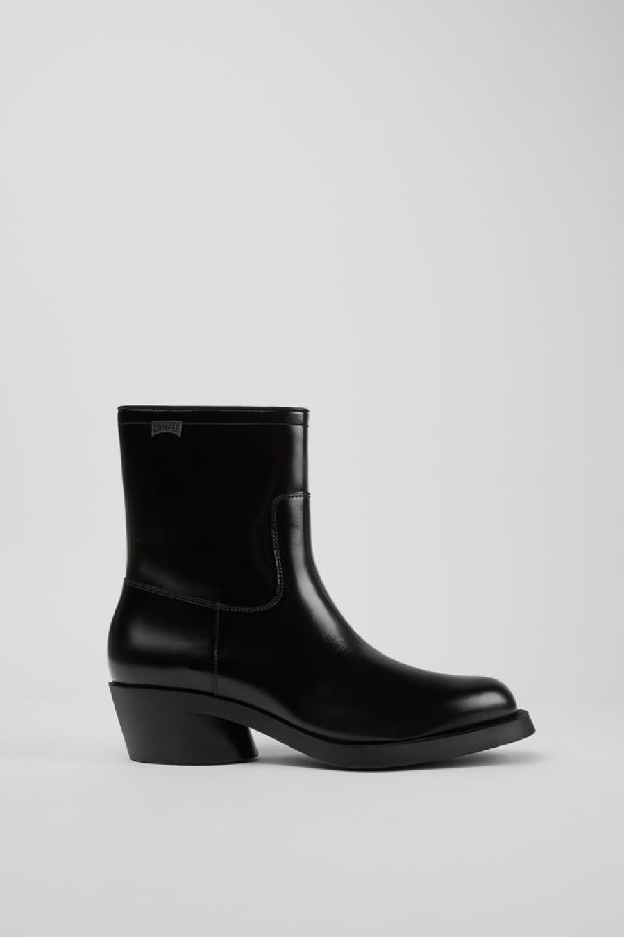 Women CamperLab Ankle Boots | Black Leather Ankle Boots For Women