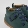 Kids CamperLab Boots | Green Leather Shoes For Kids