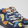 Kids CamperLab Sneakers | Multi-Colored Leather And Textile Boots