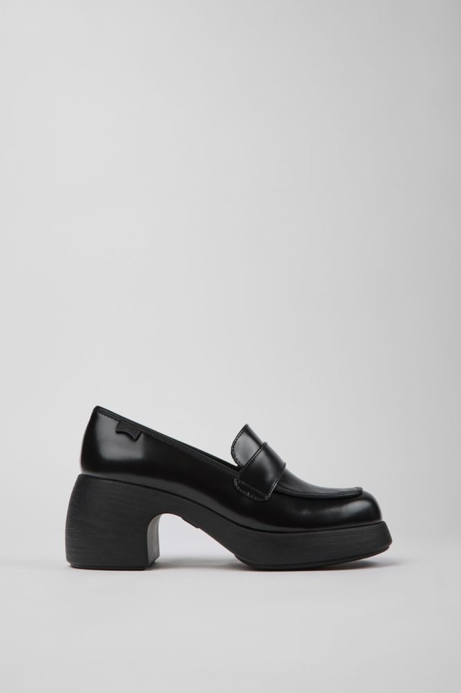 Women CamperLab Formal Shoes | Black Leather Shoes For Women