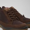 Men CamperLab Casual Shoes | Brown Ankle Boots For Men