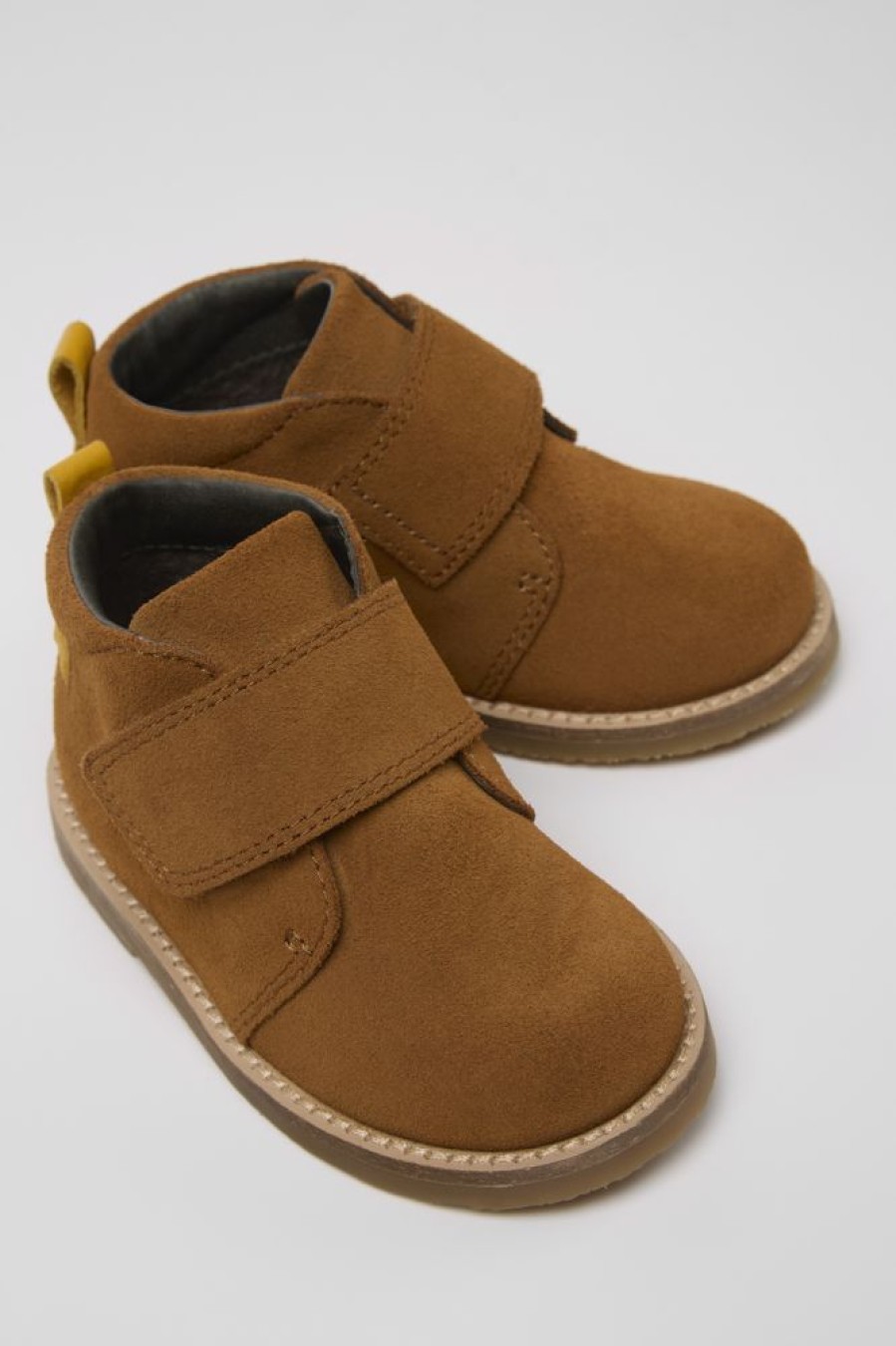 Kids CamperLab Boots | Brown Nubuck Boots