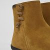 Women CamperLab Ankle Boots | Light Brown Nubuck Ankle Boots For Women