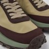 Women CamperLab Sneakers | Beige Recycled Pet And Nubuck Sneakers For Women