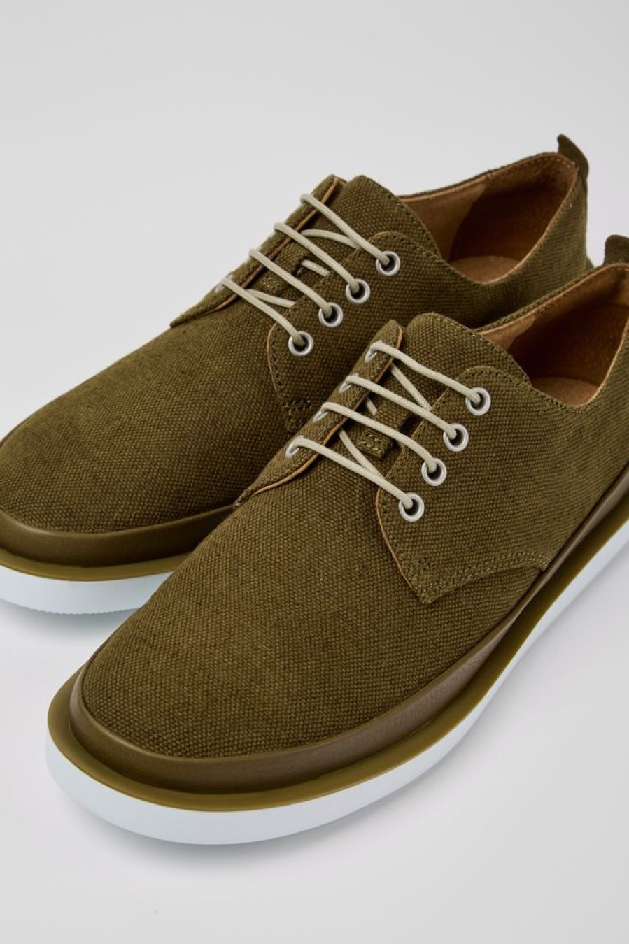 Men CamperLab Casual Shoes | Green Shoes For Men