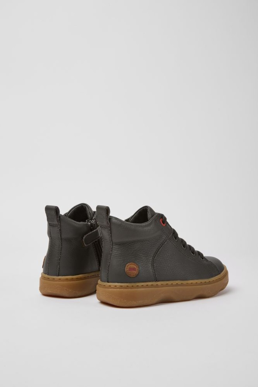 Kids CamperLab Boots | Gray Ankle Boots