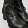 Women CamperLab Ankle Boots | Black Textile Ankle Boots