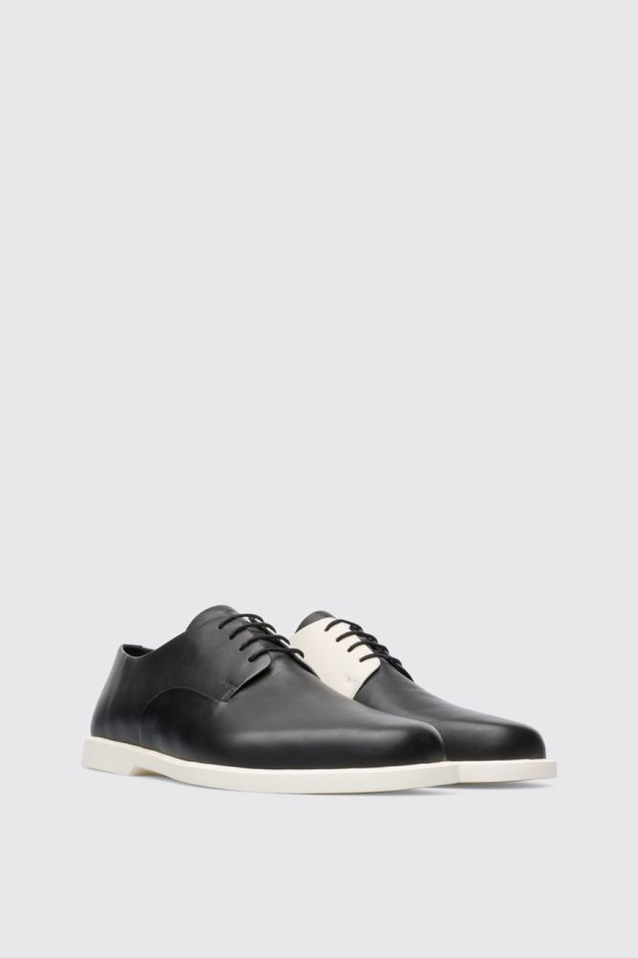 Men CamperLab Formal Shoes | Black Blucher For Men