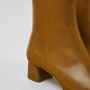 Women CamperLab Ankle Boots | Brown Leather Ankle Boots