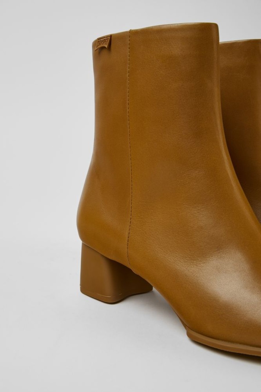 Women CamperLab Ankle Boots | Brown Leather Ankle Boots