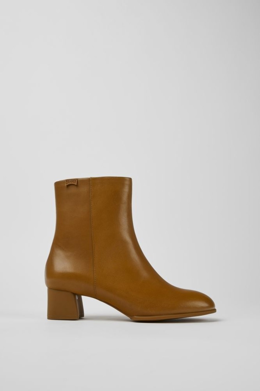 Women CamperLab Ankle Boots | Brown Leather Ankle Boots