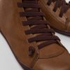 Women CamperLab Ankle Boots | Brown Leather Ankle Boots For Women