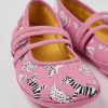 Kids CamperLab Ballerinas | Pink Leather Ballerinas For Kids