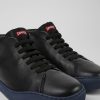 Men CamperLab Sneakers | Black Ankle Boot For Men