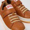 Kids CamperLab Sneakers | Brown Leather Sneakers For Kids