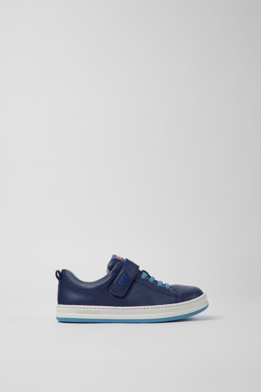 Kids CamperLab Sneakers | Blue Leather Sneakers For Kids