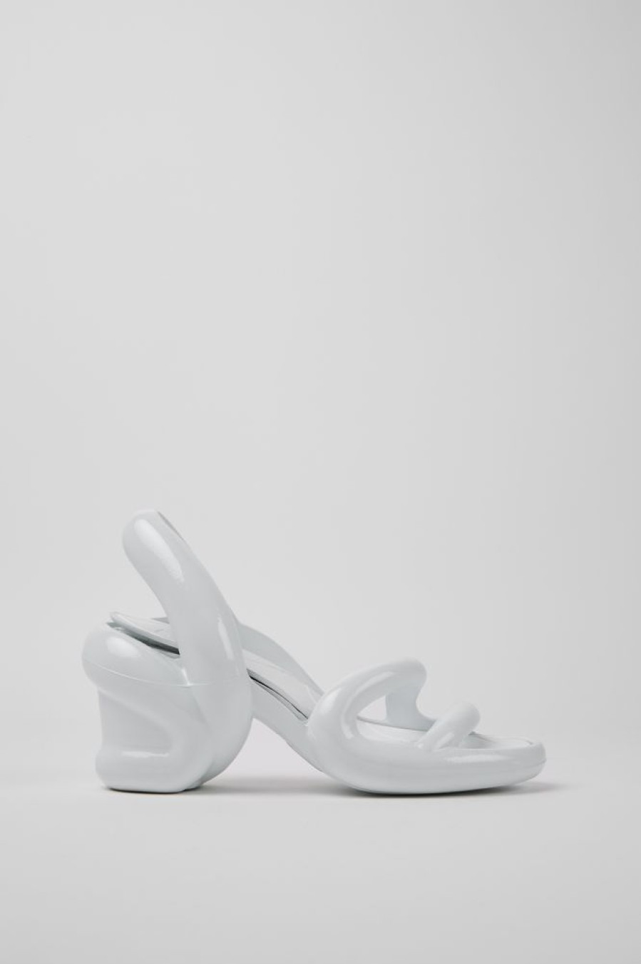 Women CamperLab Heels | White Unisex Sandals