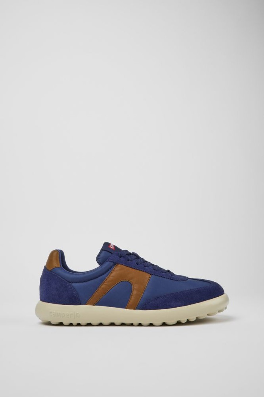 Men CamperLab Sneakers | Blue And Brown Sneakers For Men