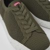 Women CamperLab Sneakers | Green Textile Sneakers For Women