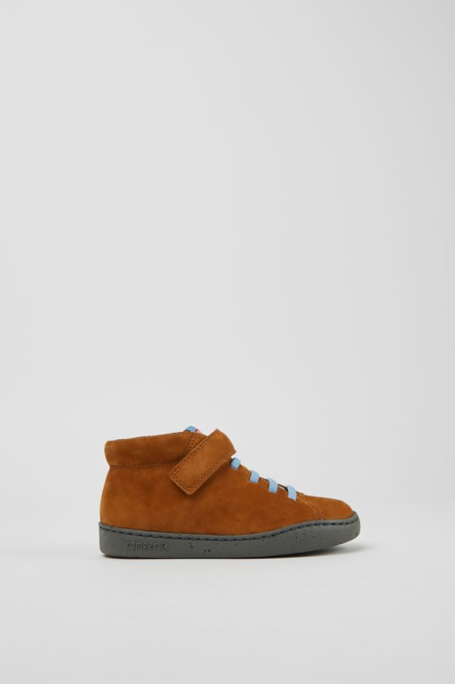 Kids CamperLab Sneakers | Brown Nubuck Boots