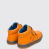 Kids CamperLab Boots | Orange Velcro Sneaker For Boys