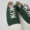 Men CamperLab Sneakers | Green Recycled Cotton Sneakers For Men