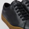 Men CamperLab Casual Shoes | Black Leather Shoes For Men