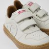 Kids CamperLab Sneakers | White Non-Dyed Leather Sneakers